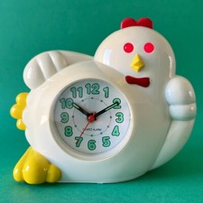 Réveil vintage poule coq 80s - Good morning novelty chicken rooster alarm clock