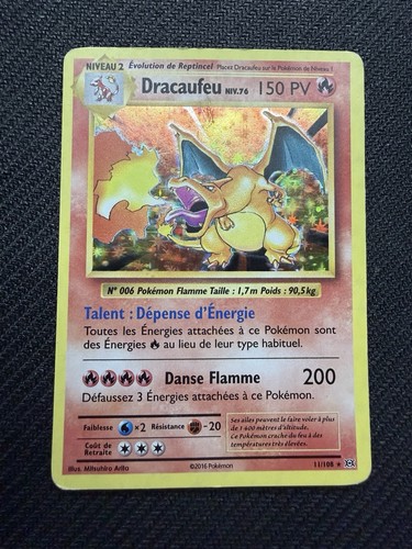 Dracaufeu holo pokémon - dracaufeu,