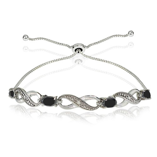 Argent sterling noir - argent, et