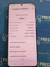 Samsung Galaxy S20  128GO G980U1 - 100% fonctionnel - Ecran Cassé – Destockage
