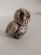 Chouette en grès pyrité -