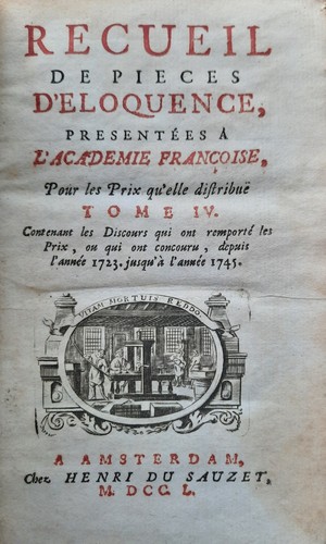 Livre ancien 1750 reliure - , cuir