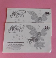 4 Stickers album panini winx