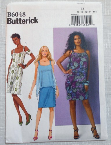 B6048 butterick uncut pattern - butterick,