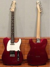 Guitare électrique Bacchus BTL-650 CAR TL-Style rouge premier modèle utilisé ...