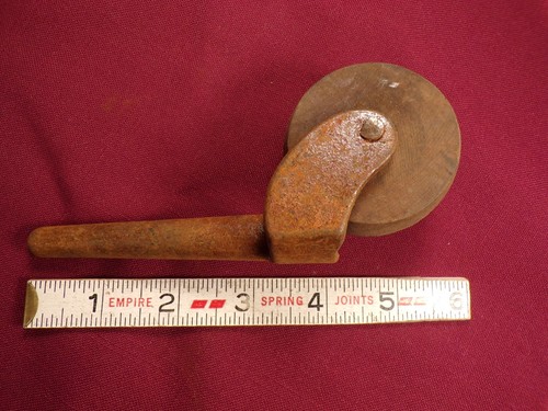 Vintage antique wheel caster - wheel,