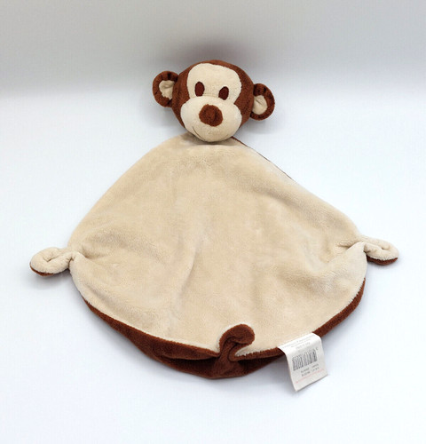 Doudou plat singe écru - , marron