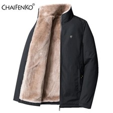 Veste en polaire chaude et épaisse pour homme, coup vent, manteau décontracté.