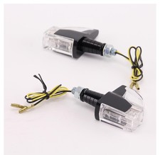 Neuf Paire de clignotants led cristal moto, scooter, quad universel homologué