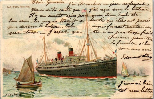Bateaux paquebot carte - bateaux,