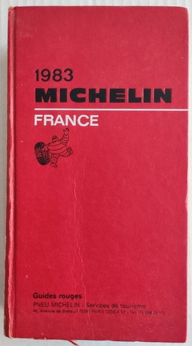 Guide rouge michelin 1983 - rouge,