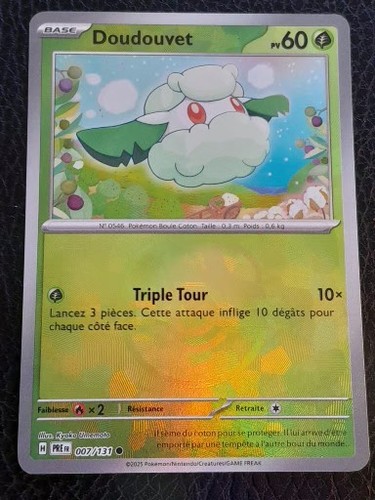 Carte pokémon doudouvet - carte,