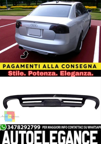 Diffuseur arrière pour - pour, audi