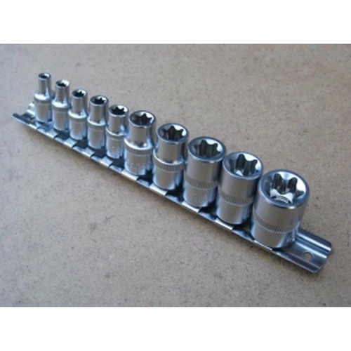 Jeu douilles torx femelle - 10,