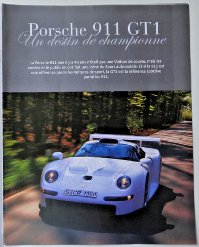 Fascicule porsche 911 gt1 - fascicule,