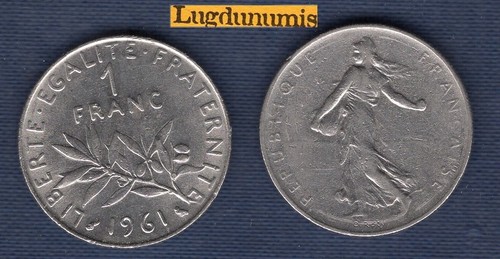 Franc semeuse nickel 1961 - semeuse,