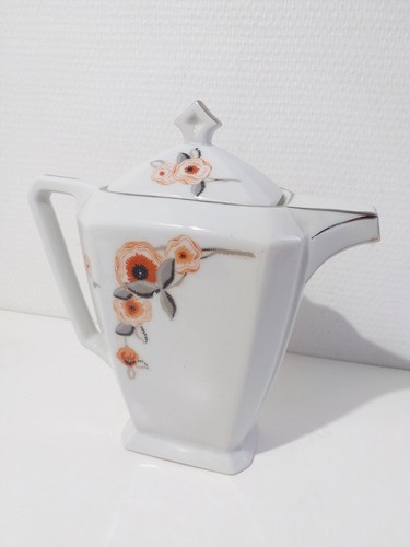 Théière porcelaine art - art, déco