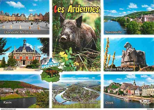 Carte postale ardennes - postale,