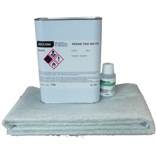 Kit 2 kg Résine polyester ISO