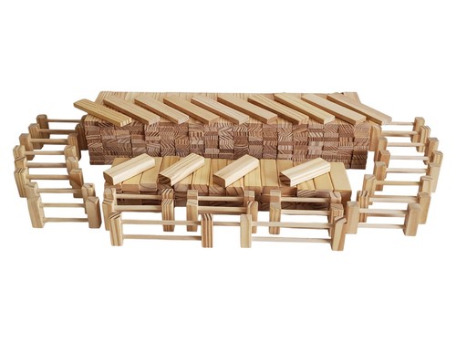 Lot 270 pièces bois 200 - lot,