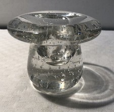 Bougeoir en cristal de