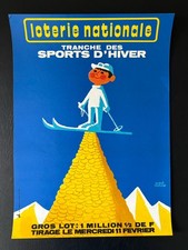 Affiche originale loterie - affiche,