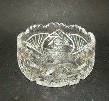 Bol en Verre taillé cristal crystal cut glass bowl