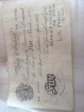 billet papier 1955 fuve livre