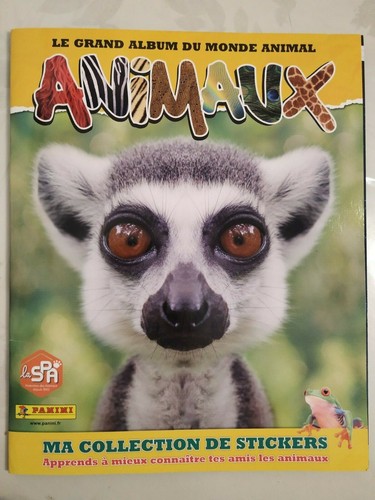Cartes stickers panini animaux - panini,