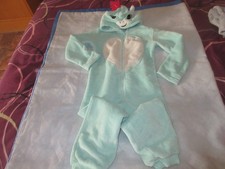 combinaison pyjama à capuche tissaia fourrure à tete de licorne 6 ans