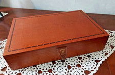 joli coffret bois vintage (merisier)