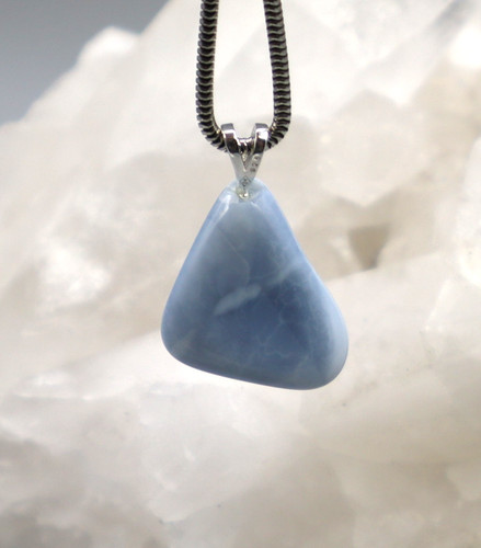 Pendentif blauer opal - pendentif,