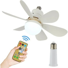 Ventilateur de plafond avec lumière et télécommande, ventilateur de plafond