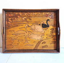 Grand plateau en bois à