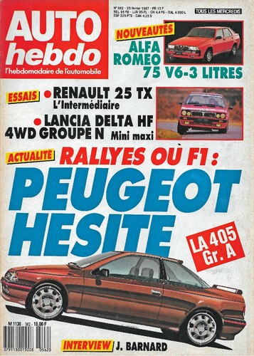 Auto hebdo 562 - auto, alfa