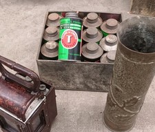  Boite Vide En Tole   Poudre De Chasse Vintage 