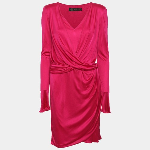 Robe midi drapée jersey - robe, en