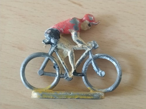 Figurine vintage cycliste - vintage, tour