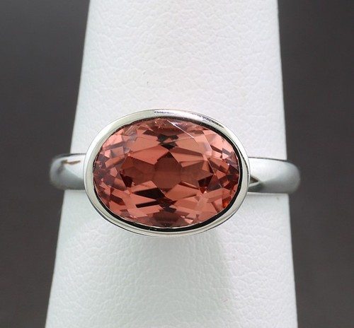 Bague solitaire tourmaline - bague,