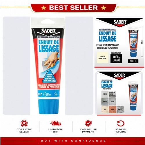 Enduit lissage sader blanc - de,
