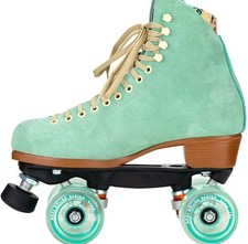 Moxi Lolly Floss Green Suede