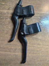 Paire de leviers  de frein plastique noir vélo vintage VTT SHIMANO 100GS