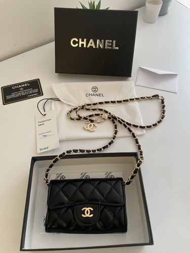 Chanel sac bandoulière cuir - sac,