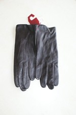 Paire de gants noir en cuir