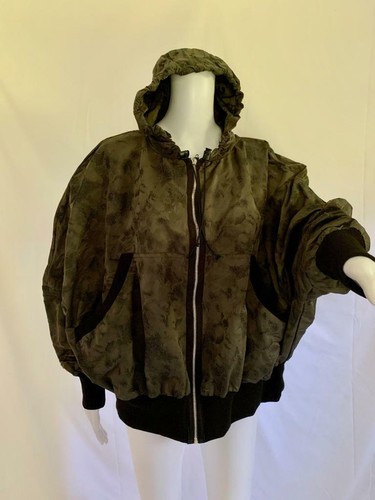 Link army green black - black, viscose