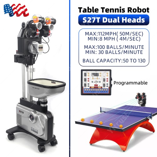 Table tennis robot ping pong - table,