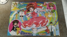 Grand Poster Sakura Chasseuse carte Gundam Wing manga vintage Dorothée