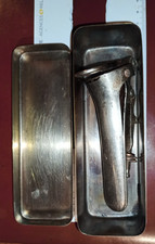 Matériel Médical année 50 BOX Boîte stérilisation en acier FRANCE