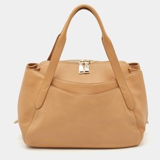 Lancel Beige Leather Satchels