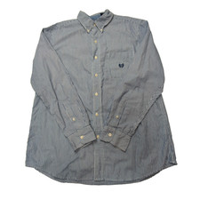 Chemise CHAPS bleue à rayures